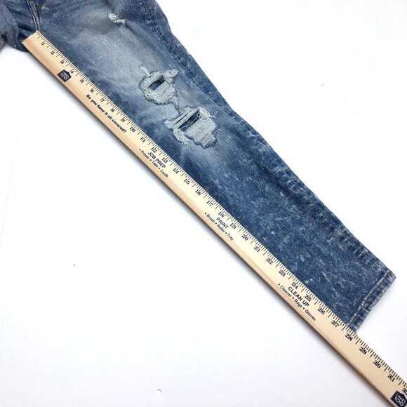 American Eagle Men's Jeans Next Level Airflex Skinny Distressed Light Wash 28x28 - Picture 5 of 13